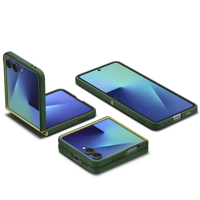 ETUI SPIGEN SAMSUNG GALAXY Z FLIP 7 NANO POP MAG MAGSAFE AVO GREEN
