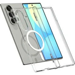 ETUI SPIGEN SAMSUNG GALAXY Z FOLD 7 ULTRA HYBRID PRO MAG MAGSAFE PRZEZROCZYSTE BIAŁE