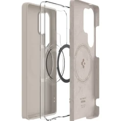 ETUI SPIGEN SILICONE FIT MAG MAGSAFE SAMSUNG GALAXY S25 ULTRA NATURAL TITANIUM
