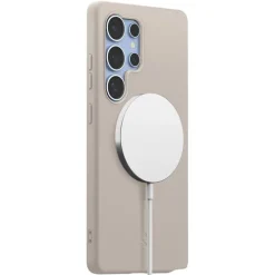 ETUI SPIGEN SILICONE FIT MAG MAGSAFE SAMSUNG GALAXY S25 ULTRA NATURAL TITANIUM