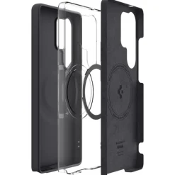 ETUI SPIGEN SILICONE FIT MAG MAGSAFE SAMSUNG GALAXY S25 ULTRA BLACK