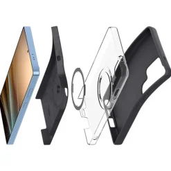 ETUI SPIGEN SILICONE FIT MAG MAGSAFE SAMSUNG GALAXY S25 ULTRA BLACK