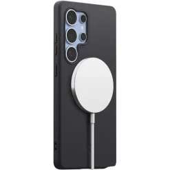 ETUI SPIGEN SILICONE FIT MAG MAGSAFE SAMSUNG GALAXY S25 ULTRA BLACK