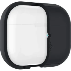 Etui Spigen Silicone Fit Strap Apple Airpods Pro 1 / 2 Black/phantom Green Case
