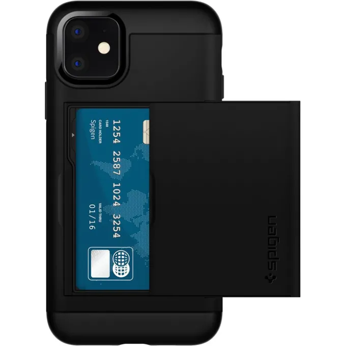 Etui SPIGEN Slim Armor Cs Apple Iphone 11 Black Czarne Case