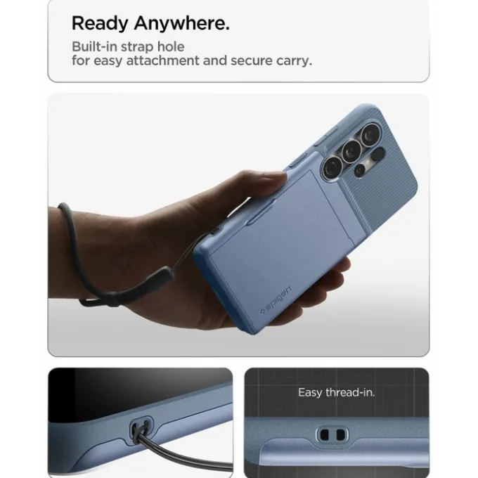 ETUI SPIGEN SLIM ARMOR CS SAMSUNG GALAXY S26 ULTRA LIGHT BLUE