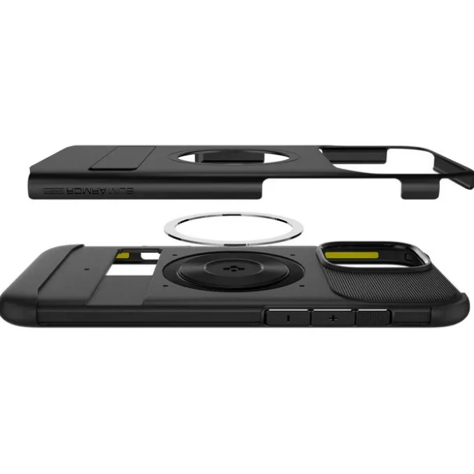 ETUI SPIGEN SLIM ARMOR MAG MAGSAFE IPHONE 16 PRO MAX BLACK