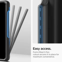 Etui Spigen Slim Armor Pro Pen Galaxy Z Fold 5 Black Case