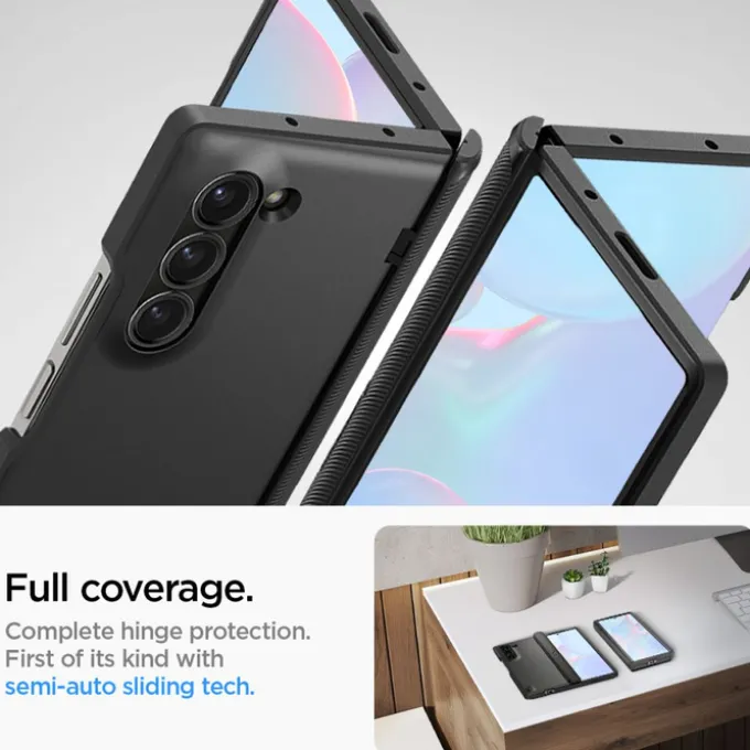 ETUI SPIGEN SLIM ARMOR PRO SAMSUNG GALAXY Z FOLD 6 BLACK