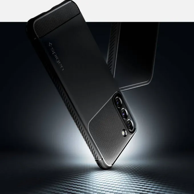 ETUI SPIGEN S22 Rugged Armor Matte Black Case