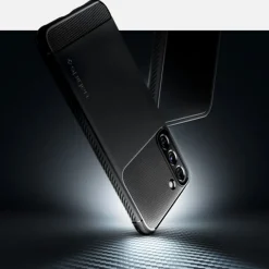 ETUI SPIGEN S22 Rugged Armor Matte Black Case