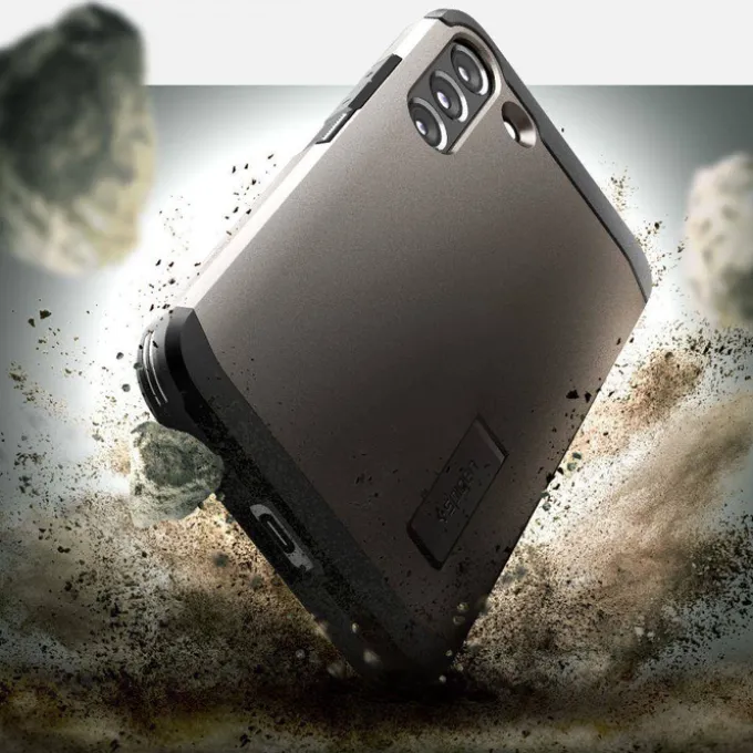 ETUI Spigen S22 Tough Armor Gunmetal Case