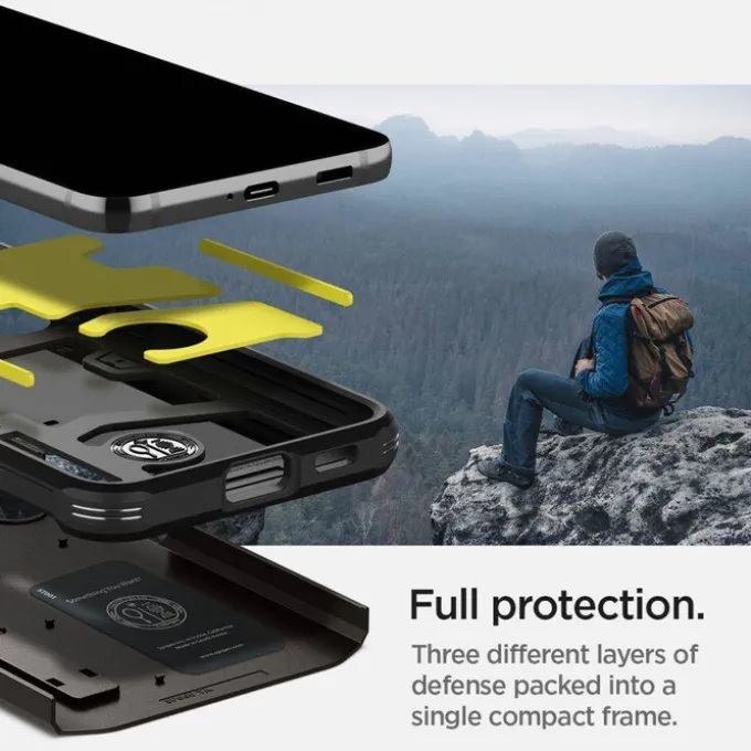 ETUI Spigen S22 Tough Armor Gunmetal Case