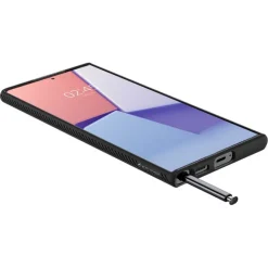 ETUI SPIGEN S22 ULTRA Liquid Air MATTE Black Czarne Case