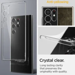 ETUI SPIGEN S22 ULTRA Liquid Crystal Przezroczyste Clear Case