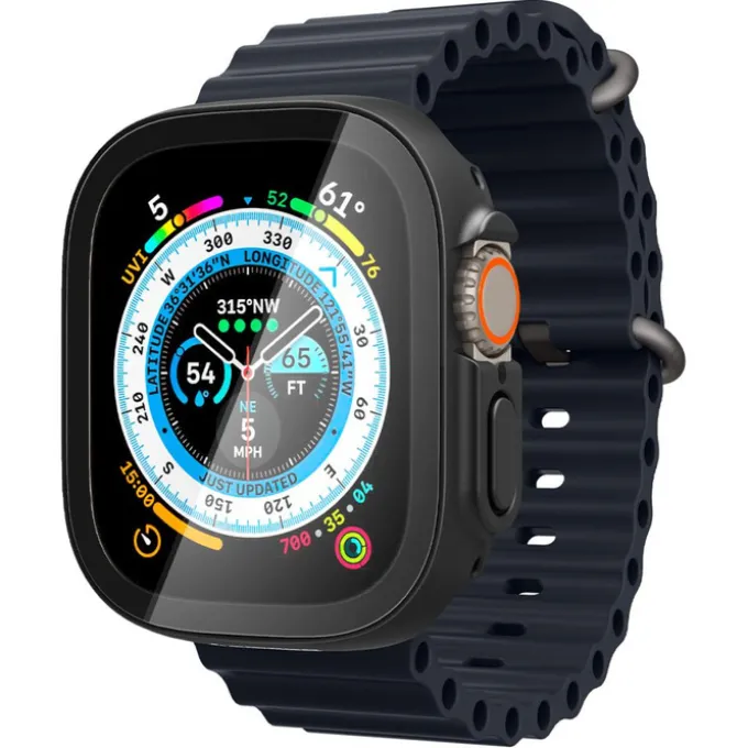 Etui Spigen Thin Fit 360 Apple Watch Ultra 49mm Ultra 2 Czarne