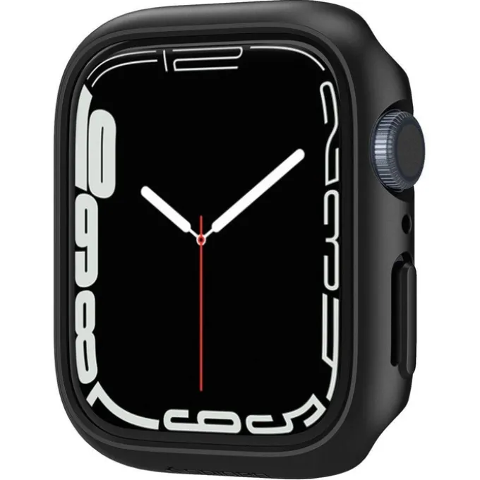 Etui SPIGEN Thin Fit Apple Watch 7 8 9 41mm Czarne