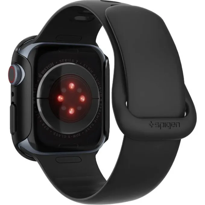 Etui SPIGEN Thin Fit Apple Watch 7 8 9 41mm Czarne