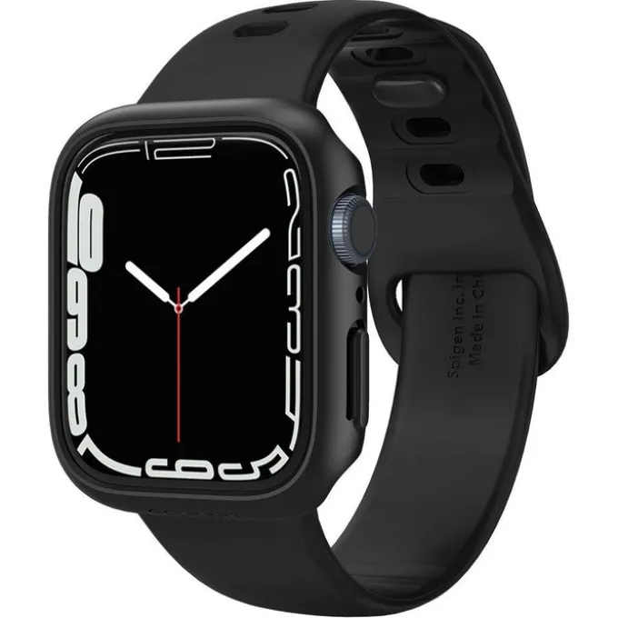 Etui SPIGEN Thin Fit Apple Watch 7 8 9 41mm Czarne