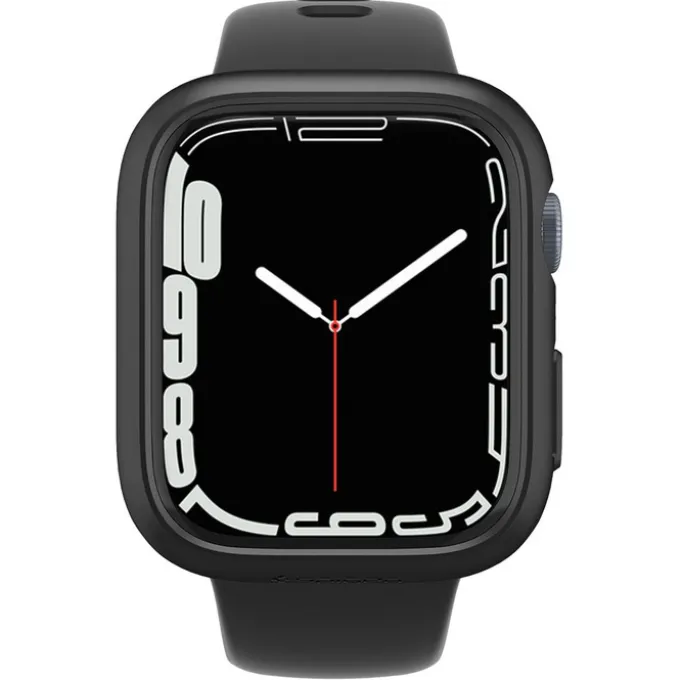 Etui SPIGEN Thin Fit Apple Watch 6 7 8 9 45mm Czarne