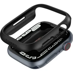Etui SPIGEN Thin Fit Apple Watch 6 7 8 9 45mm Czarne