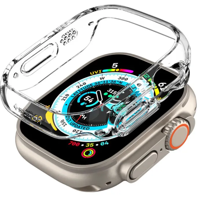 Etui Spigen Thin Fit Apple Watch Ultra 49mm Ultra 2 Przezroczyste