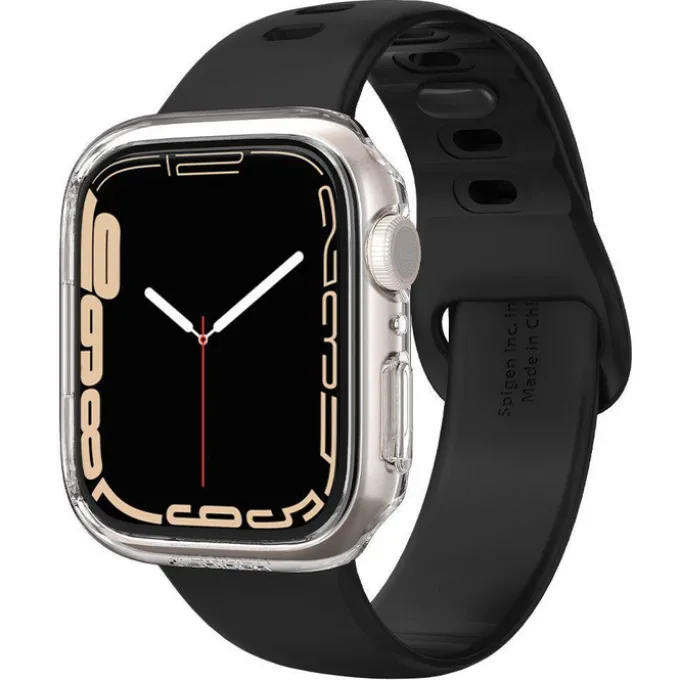 Etui SPIGEN Thin Fit Apple Watch 7 8 9 41mm Przezroczyste