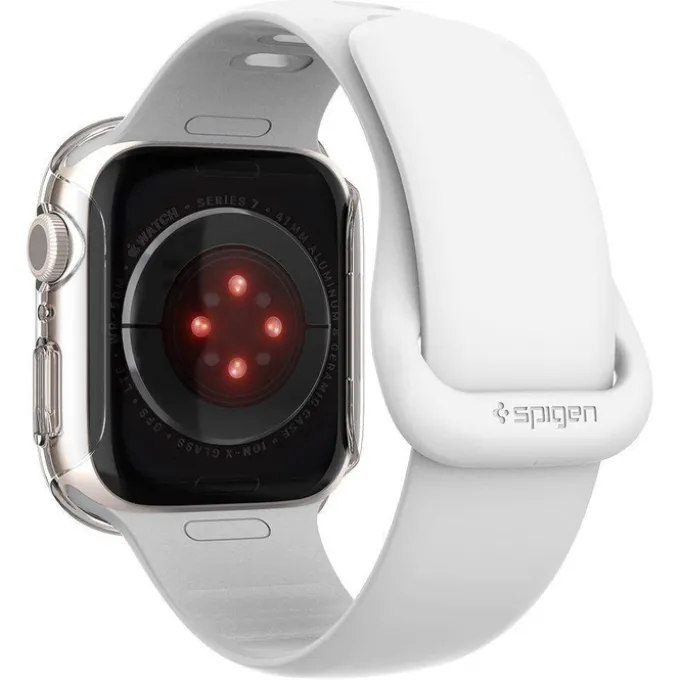 Etui SPIGEN Thin Fit Apple Watch 7 8 9 41mm Przezroczyste