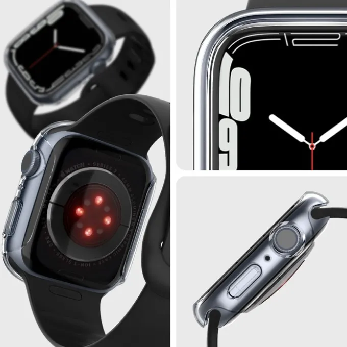 Etui SPIGEN Thin Fit Apple Watch 6 7 8 9 45mm Przezroczyste