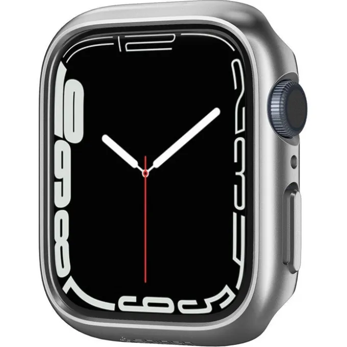 Etui SPIGEN Thin Fit Apple Watch 6 7 8 9 45mm Grafitowe