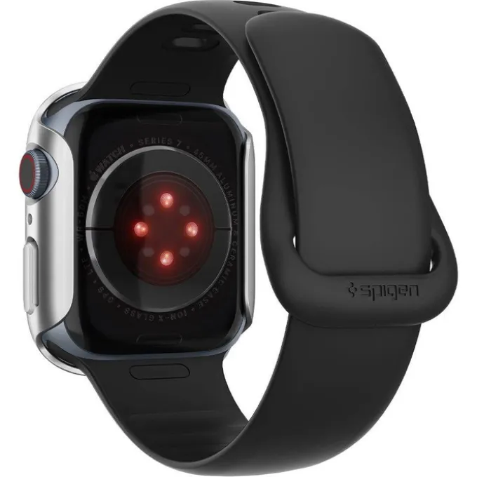 Etui SPIGEN Thin Fit Apple Watch 6 7 8 9 45mm Grafitowe