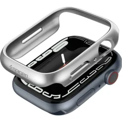 Etui SPIGEN Thin Fit Apple Watch 6 7 8 9 45mm Grafitowe