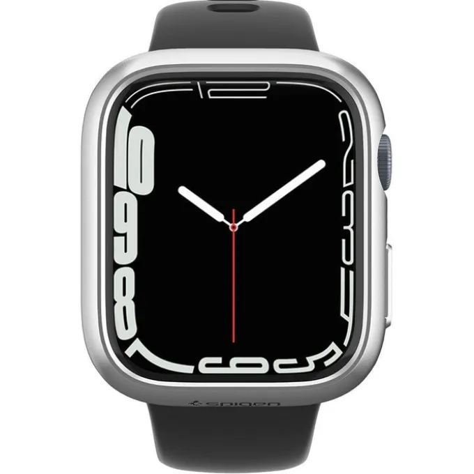 Etui SPIGEN Thin Fit Apple Watch 6 7 8 9 45mm Grafitowe