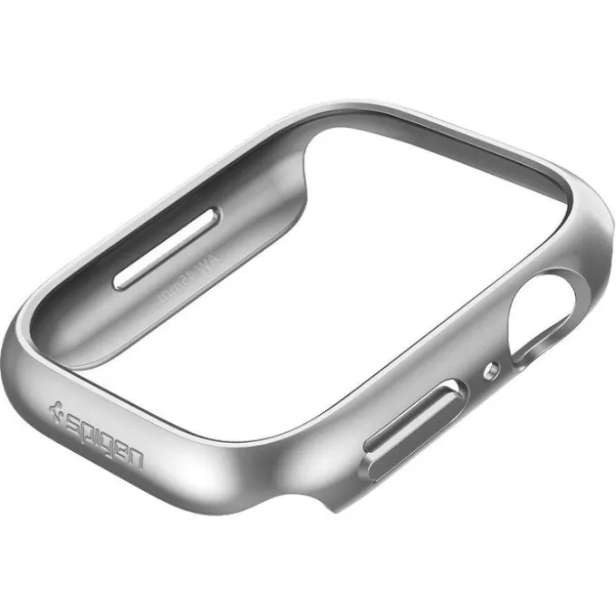 Etui SPIGEN Thin Fit Apple Watch 6 7 8 9 45mm Grafitowe