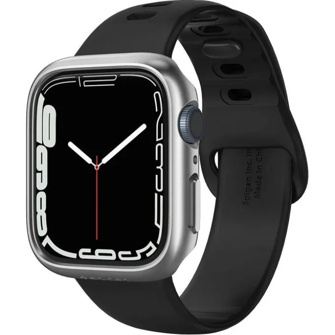 Etui SPIGEN Thin Fit Apple Watch 6 7 8 9 45mm Grafitowe