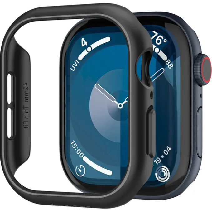 ETUI SPIGEN THIN FIT APPLE WATCH 10 (42 MM) BLACK