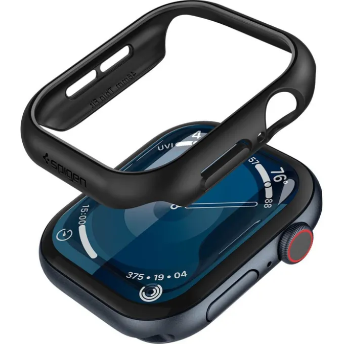 ETUI SPIGEN THIN FIT APPLE WATCH 10 (42 MM) BLACK