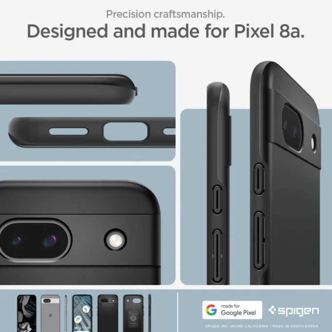 Etui Spigen Thin Fit Google Pixel 8a Black