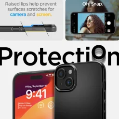 Etui Spigen Thin Fit iPhone 15 Black Case