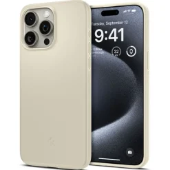 Etui Spigen Thin Fit iPhone 15 Pro Mute Beige