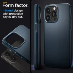 Etui Spigen Thin Fit iPhone 15 Pro Max Metal Slate Case