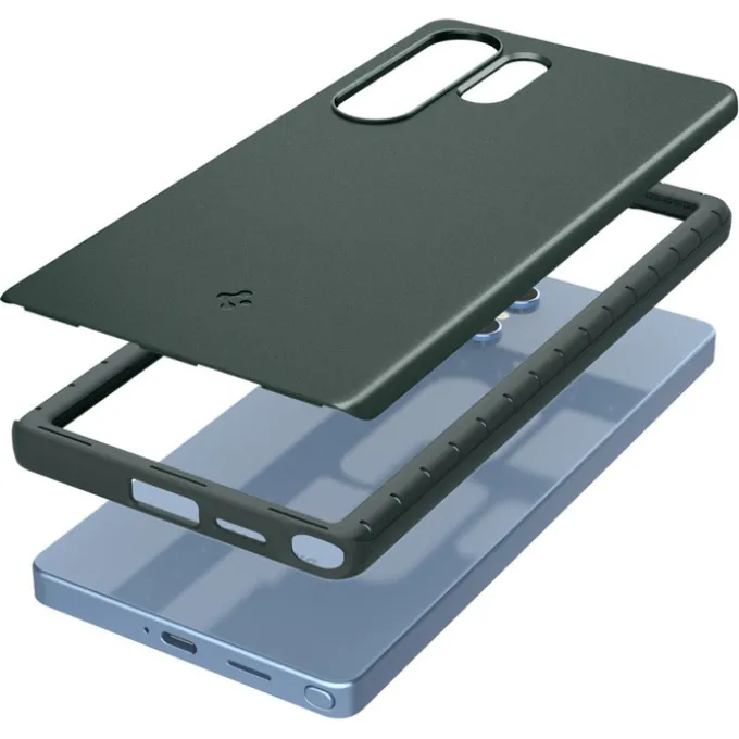 ETUI SPIGEN THIN FIT MAG MAGSAFE SAMSUNG GALAXY S25 ULTRA ABYSS GREEN