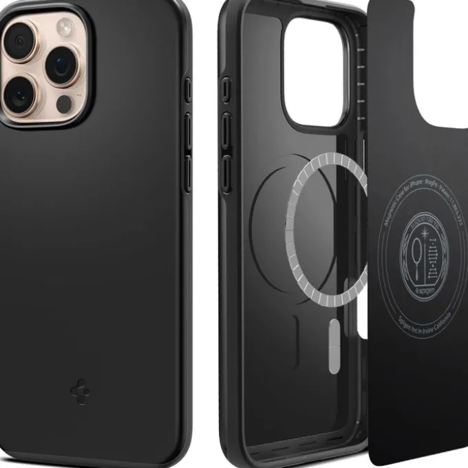ETUI SPIGEN THIN FIT MAG MAGSAFE IPHONE 16 PRO MAX BLACK