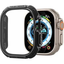 Etui Spigen Tough Armor Apple Watch Ultra 49mm Ultra 2 Czarne
