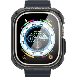 Etui Spigen Tough Armor Apple Watch Ultra 49mm Ultra 2 Czarne