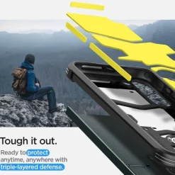 Etui Spigen Tough Armor Galaxy S23+ Plus Abyss Green Case