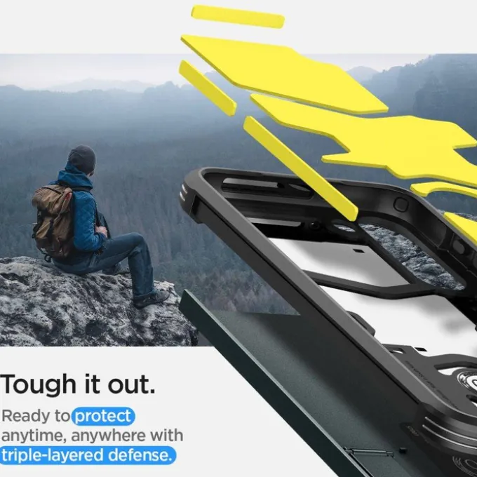 Etui Spigen Tough Armor Galaxy S23+ Plus Abyss Green Case