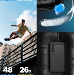 ETUI SPIGEN TOUGH ARMOR GALAXY A16 4G / 5G BLACK