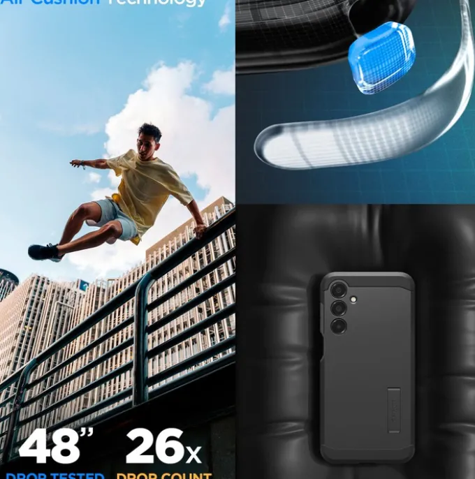 ETUI SPIGEN TOUGH ARMOR GALAXY A16 4G / 5G BLACK