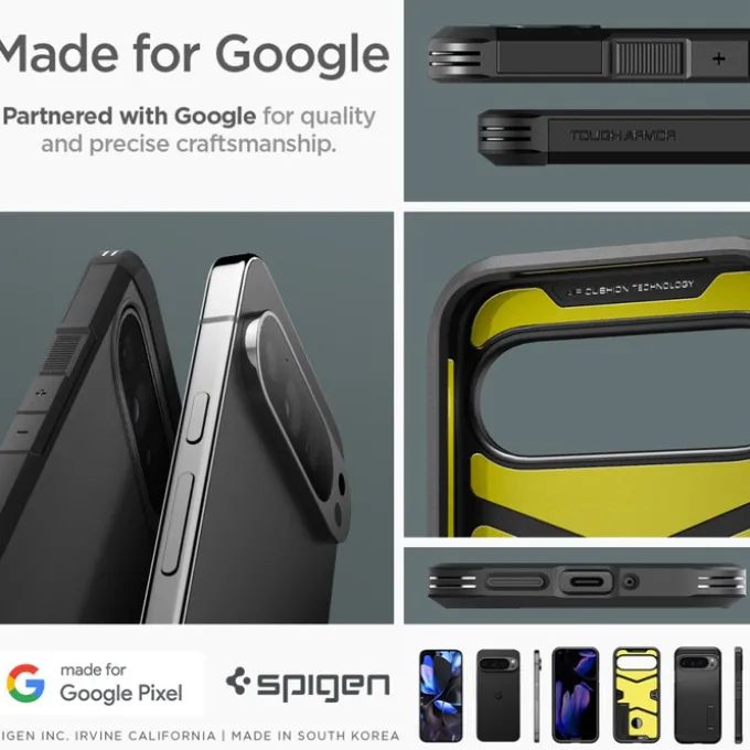Etui SPIGEN TOUGH ARMOR GOOGLE PIXEL 9 PRO XL BLACK